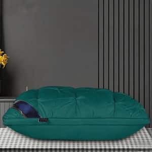 Atrovirens Bread Shape Pillows Pleated Top and Flat Bottom Down, Polyester, Fluffy and Soft Hotel Pillows, (Set of 2)