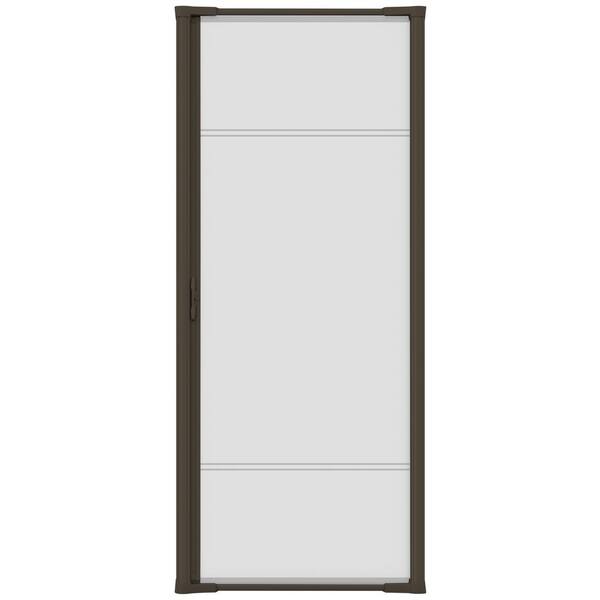 36 In X 97 Brisa Brown Tall, Roll Up Screens For Patio Home Depot
