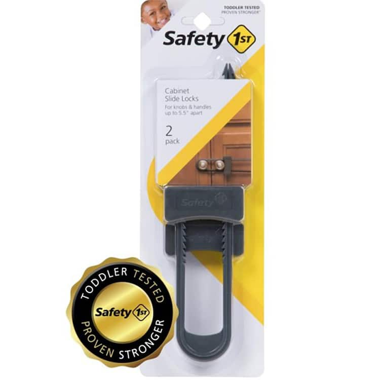 Safety 1st Double Door Decor Slide Lock (2-Pack)