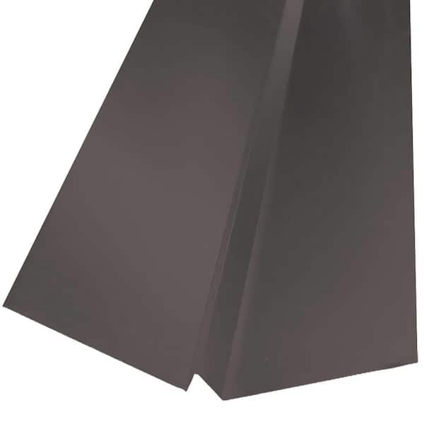 Gibraltar Building Products 20 in. x 10 ft. Galvanized Steel W-Valley Flashing in Weathered Wood