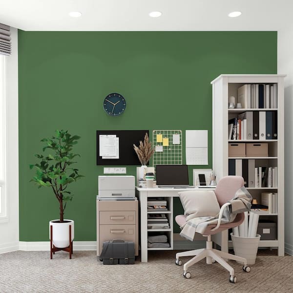 Glidden Premium 1 gal. PPG1131-7 Clover Leaf Flat Interior Latex