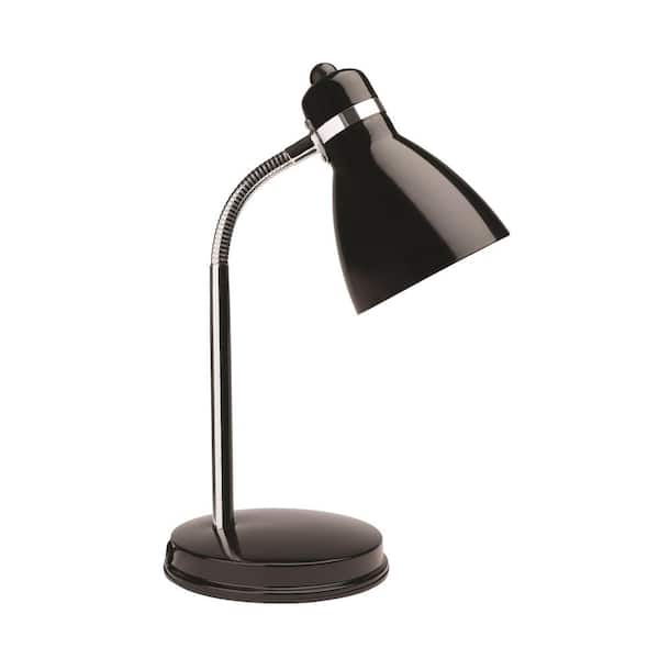 Newhouse Lighting 13 in. Black Classic Desk Lamp with LED Light Bulb Included