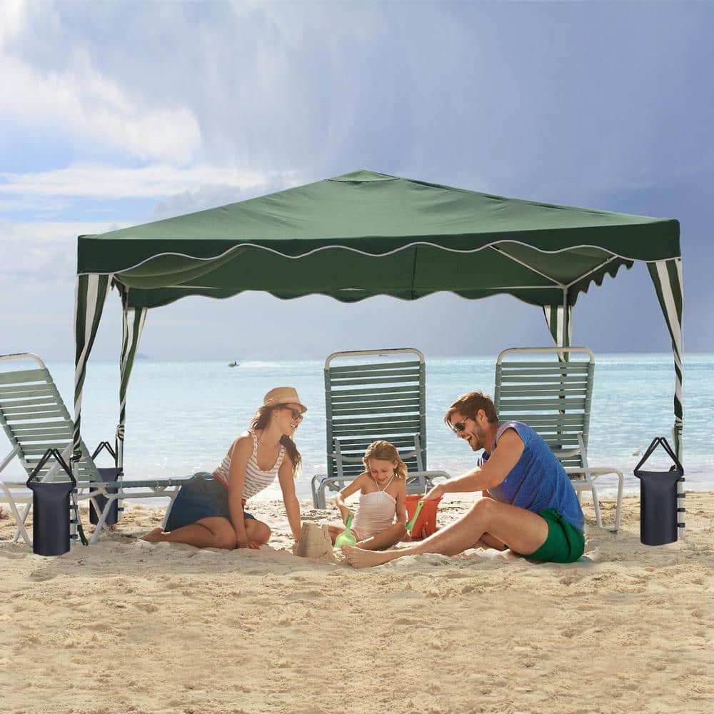 Heavy Duty Black Polyester Canopy Tent Weights Set of 4