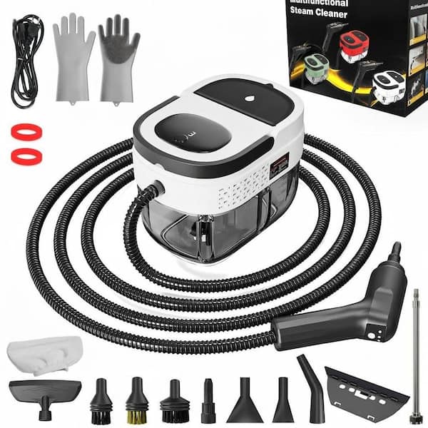 2500W Corded Steam Cleaner for Home, Car, Furniture with Adjustable Steam Power, 1.6L Tank, 15-Piece Accessory Kit