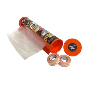 84 in. x 112 in. Cylinder EZ Roll Patio Door Shrink Kit