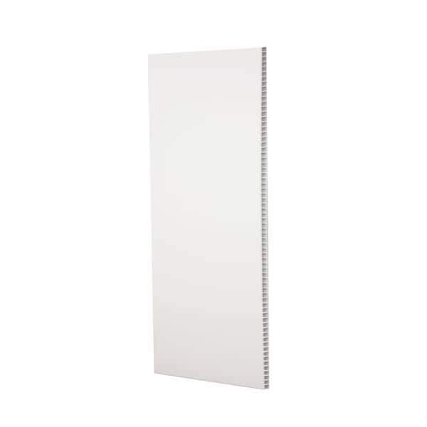 UtiLite 3/8 in. x 16 in. x 96 in. White Plastic Tongue and Groove Wall Panel (5-Pack)