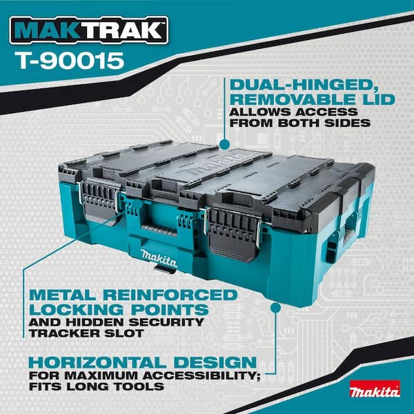 MAKTRAK Large Tool Box with MAKTRAK Medium Tool Box