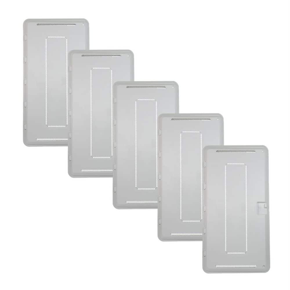 On-Q 30 in. (33.28 in. Total) Wi-Fi Ready Structured Media Plastic Hinged Door with Trim Ring, No Enclosure, 5-Pack price history on PriceWatchPro
