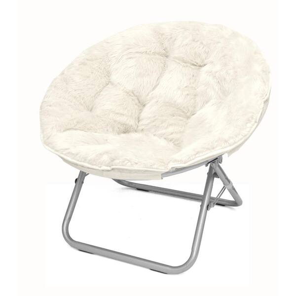 Idea Nuova Mongolian White Folding Chair