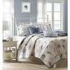 Madison Park Nantucket 5-Piece Blue Twin/Twin XL Reversible Coverlet ...