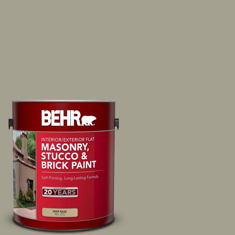 1 gal. #MS-52 Timber Flat Interior/Exterior Masonry, Stucco and Brick Paint