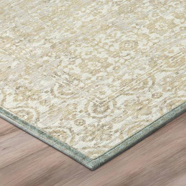 Chantille Machine Washable Indoor/Outdoor Abstract ACN2931 Ivory 3 ft. x 5 ft. Area Rug