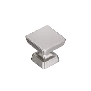 0 in. (0 mm) Center to Center Brushed Nickel Zinc Drawer Pull