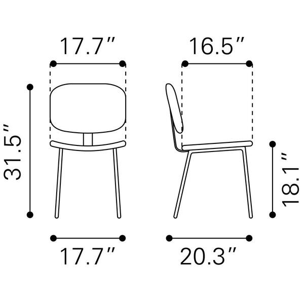 Worcester Dining Chair (Set of 2) Beige