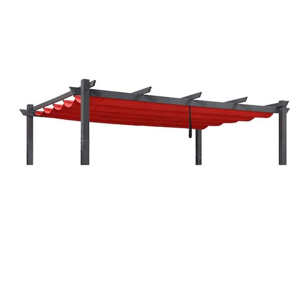 10 ft. x 13 ft. Outdoor Pergola Shade Cover-Canopy Replacement Top Pegola, Terra