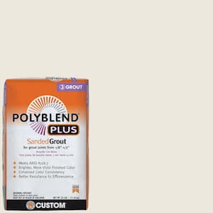 Polyblend Plus #381 Bright White 25 lb. Sanded Grout