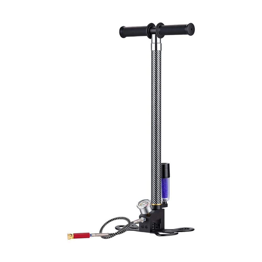 High-Pressure Hand Pump, 4500 PSI Capacity, 3.5-Stage, Stainless Steel, with Oil Filter & Pressure Gauge for Airguns price history on PriceWatchPro
