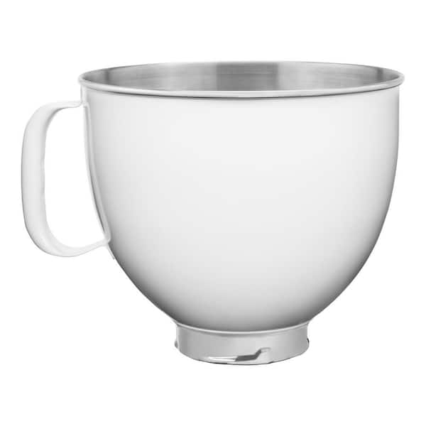 KitchenAid 5-Quart Ceramic Bowl in White Gardenia