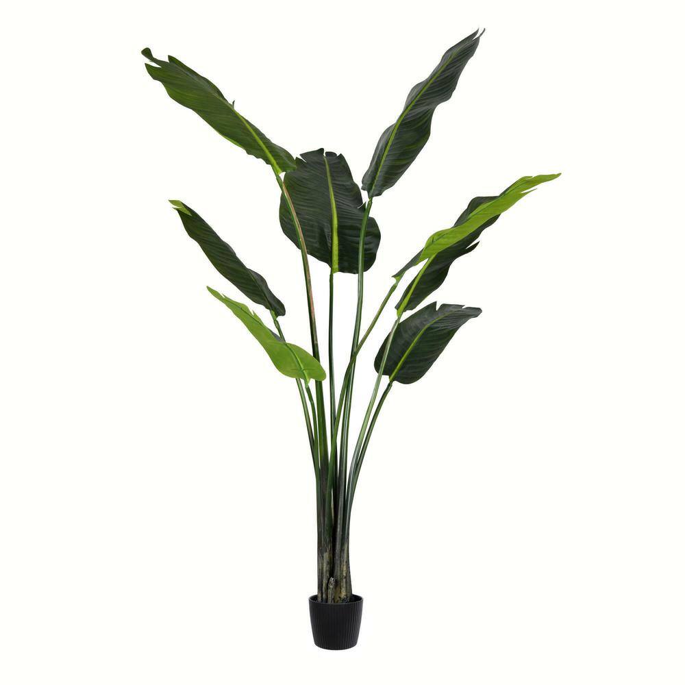 Vickerman 5 ft. Artificial Potted Travellers Palm TB191850 - The Home Depot