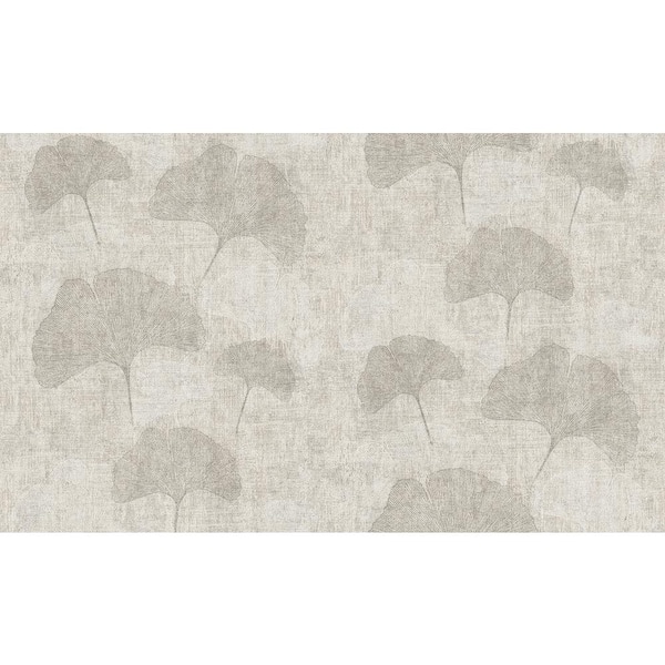 Advantage Fairlane Silver Floral Wallpaper Sample