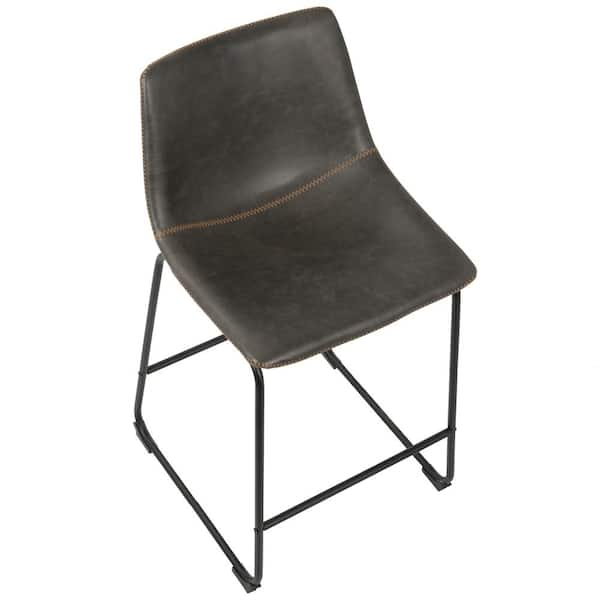 duke dark grey counter stool