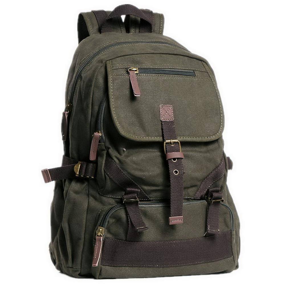 Vagarant 19 in. Green Mountain Hiking Sport Canvas Backpack C05GRN ...