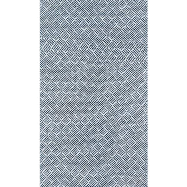 Momeni Baileys Beach Beach Club Navy 5 ft. x 7 ft. 6 in. Indoor Outdoor Rug