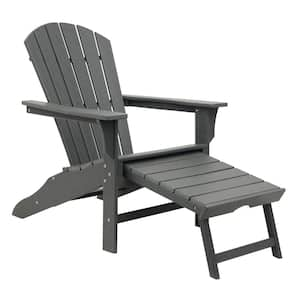 plastic adirondack chairs with footrest