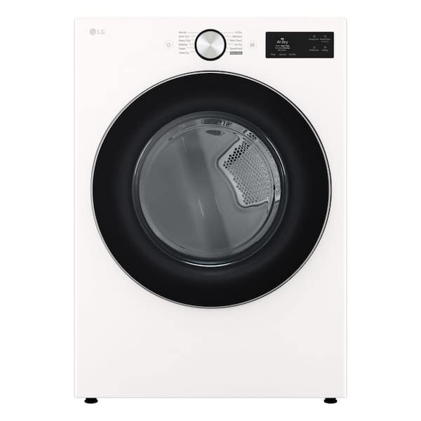 7.4 cu.ft. Vented Ultra Large Capacity Smart Front Load Electric Dryer w/ AI Sensor Dry and TurboSteam in Alphine White