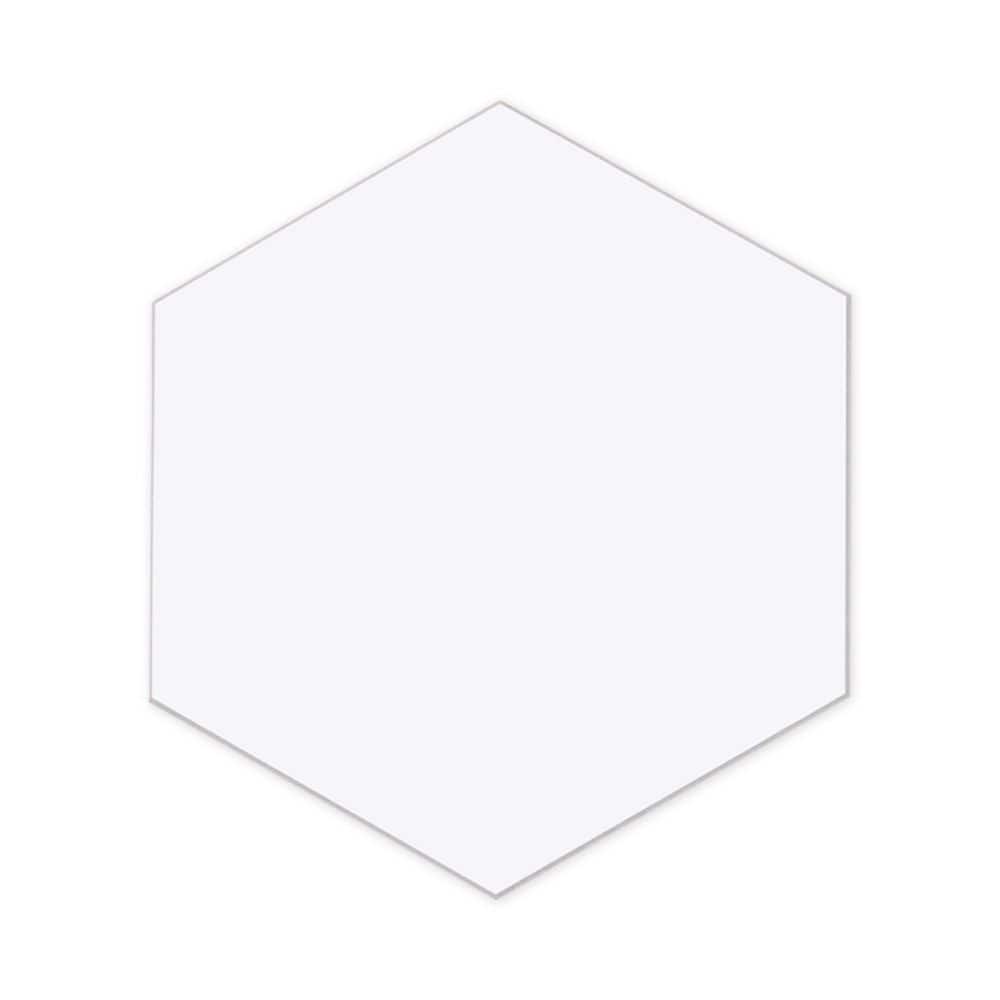White Big Hexagon 6 in. x 6 in. Peel and Stick Backsplash St1 Composite Wall Tile (1-Pack) price history on PriceWatchPro