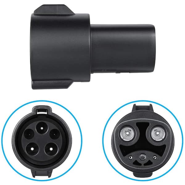 High Efficiency Tesla Adaptor For Electric Hybrid Vehicle Type 1 Socket  Type 2.4A/32A, 60A EV Charger With SAE J1772 Connector From Ecsale007,  $98.5