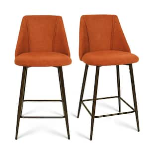 dark orange bar stools