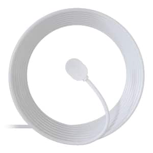 Outdoor 25 Ft. Charging Cable - Works with Arlo Pro 5S 2K, Pro 4, Pro 3, Ultra 2, Ultra, and Floodlight Cameras, White