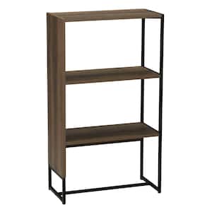 24 in. Wood, Wrap Modern Bookcase, Ashwood (3-Tier)