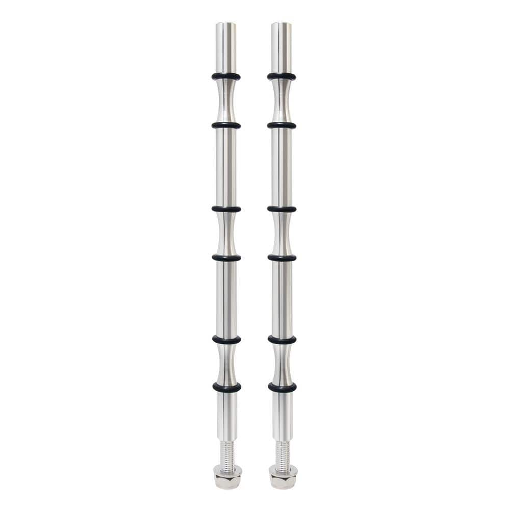 Epicureanist 3-Bottle Silver Modern Peg Racking