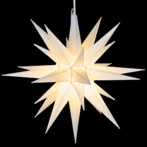 20 in. 70-Light LED Warm White Folding Snowflake Decoration 79761 - The  Home Depot