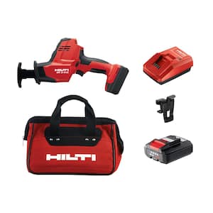 SR 2-A12 12-Volt Cordless Brushless Reciprocating Saw Kitwith 2 B12/4.0 Li-Ion Batteries, Charger, Belt Clip & Bag