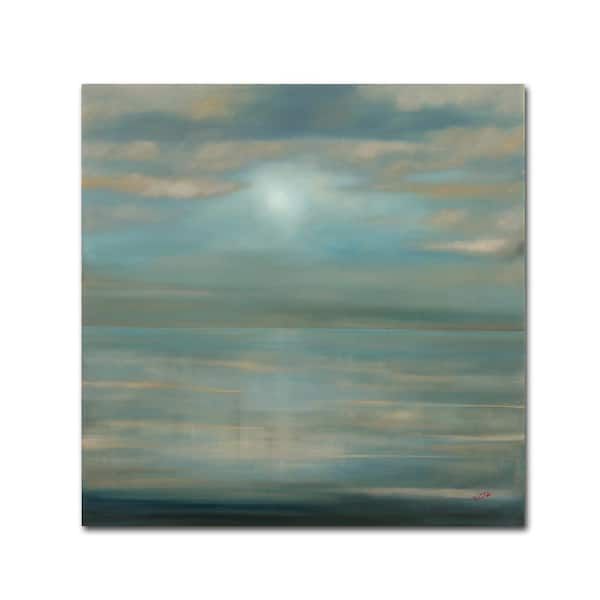 Trademark Fine Art 35 in. x 35 in. "Pacific Ocean" by Rio Printed Canvas Wall Art