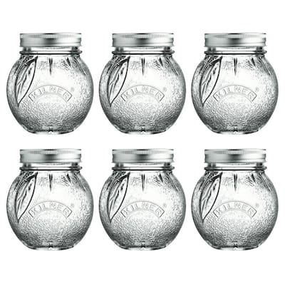 GIBSON HOME 6-Piece 5 oz. Glass Jars with Lids 985117000M - The Home Depot