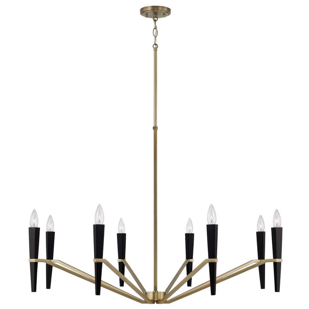 Capital Lighting Fixture Company Enzo 40 in. 8-Light Aged Brass