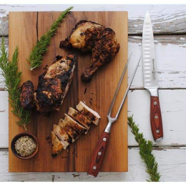 Marshall Fields Solingen Germany 6 Steak Knife Set Stainless Wood Hand
