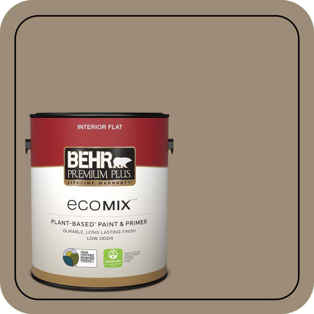 1 gal. #740D-5 Twig Basket Flat EcoMix Plant-Based Interior Paint & Primer price history on PriceWatchPro