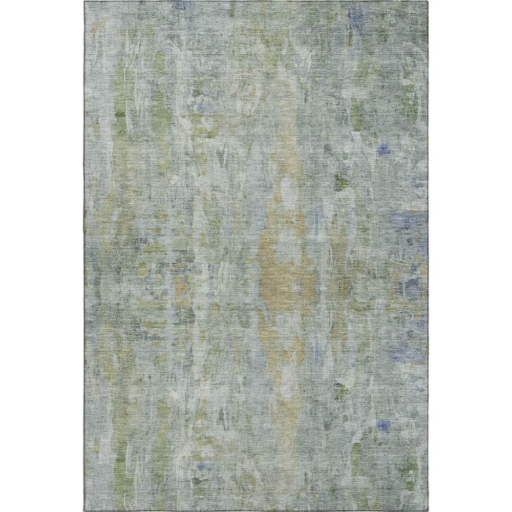 Mayfield Premium Machine Washable Abstract AMF2310 Aloe 9 ft. x 12 ft. Area Rug price history on PriceWatchPro