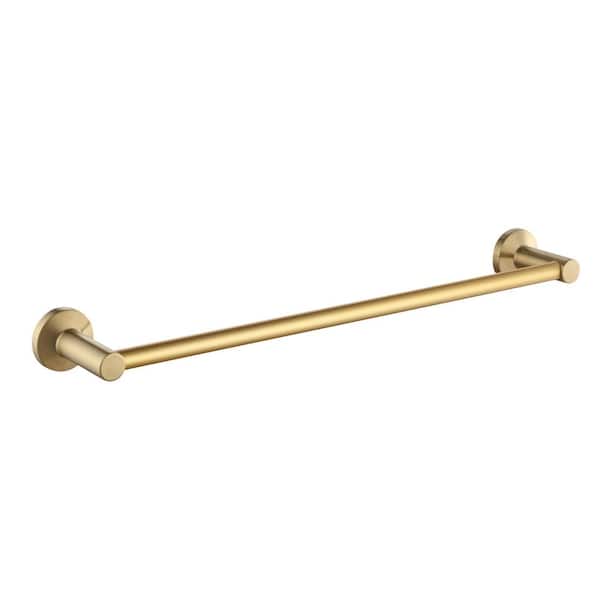 Dorind 18 in. Wall Mounted Towel Bar in Brushed Gold
