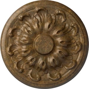 7-7/8 in. x 1-1/2 in. Millin Polyurethane Ceiling Medallion (Fits Canopies upto 2 in.), Rubbed Bronze