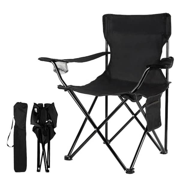 Lightweight Portable Folding Camping Chair with Durable Frame for Camping, Tailgating, Firepits and Patio (1-Pack)