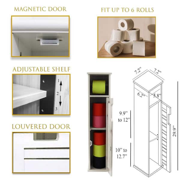 1pc Durable Self-Adhesive Tissue Holder For Under Cabinet, Bathroom, And  Kitchen - Easy Installation, No Drilling Required - Keep Your Bathroom And  Ki