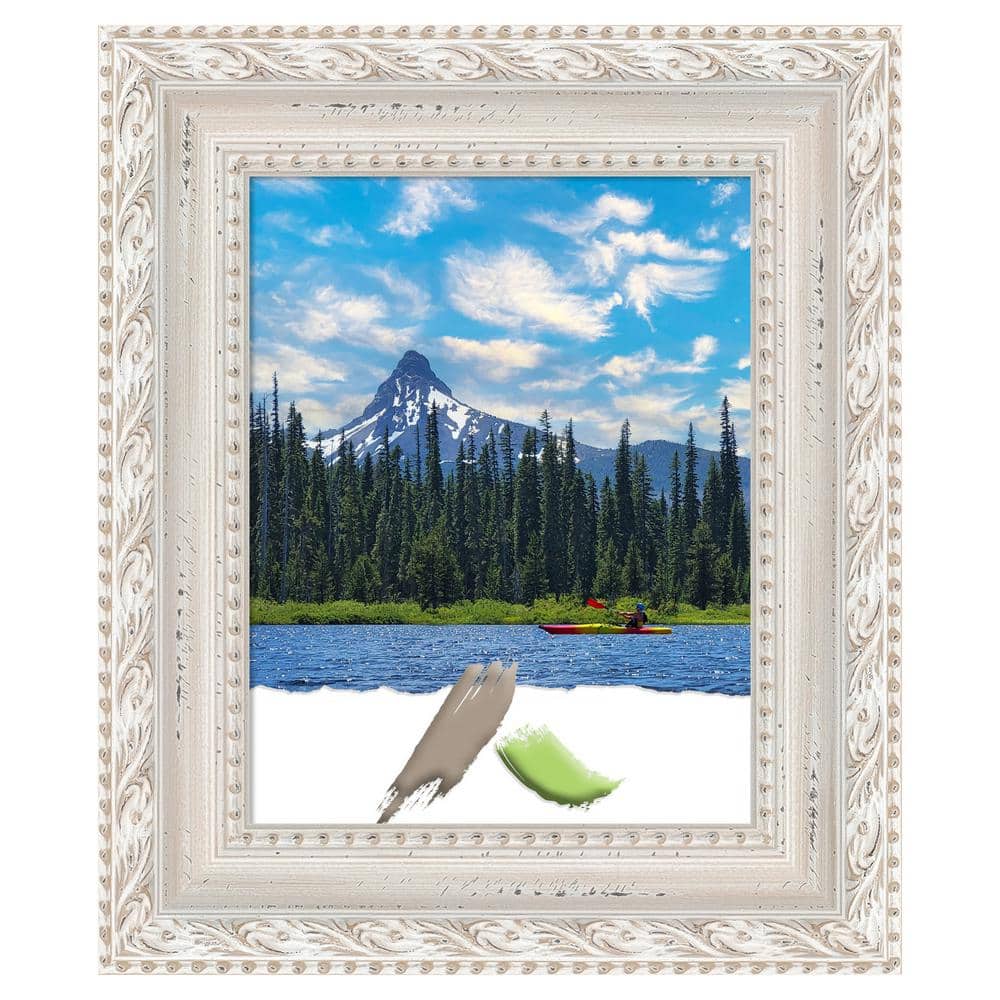 Opera Off White Distressed Wood Picture Frame 11x14