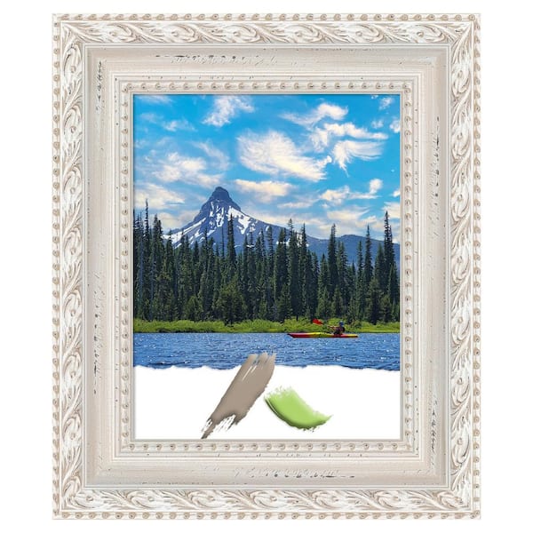 Amanti Art Opera Off White Wood Picture Frame Opening Size 11 x 14 in.