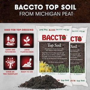 1550P Baccto Top Soil with Reed Sedge, and Sand, 50 lbs. (2-Pack)